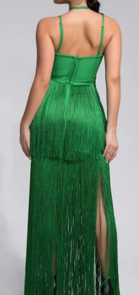 CHARLESTÓN GREEN DRESS