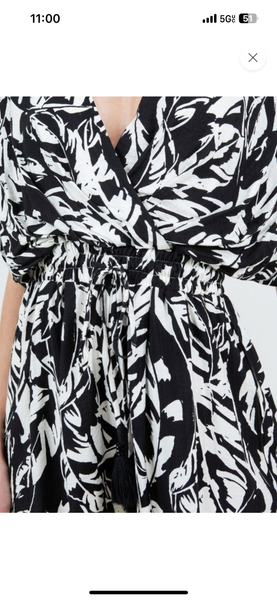 GABRIELLE V-NECK ROMPER