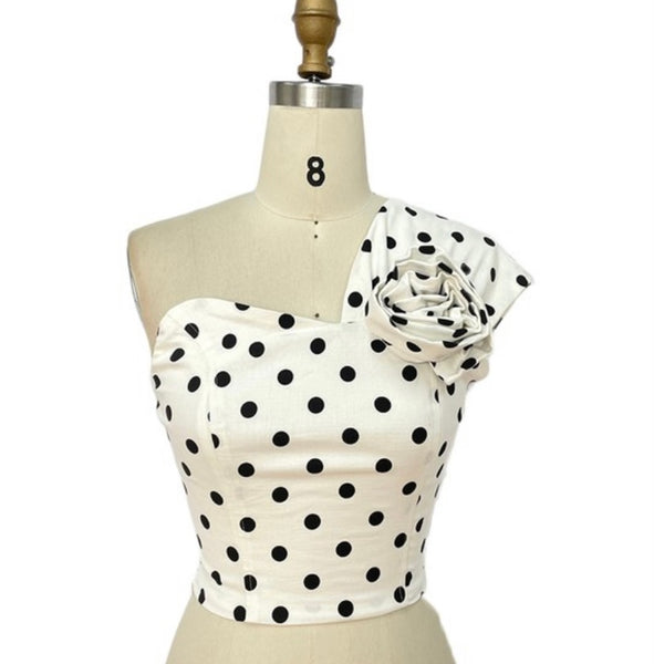 FLOR POLKA DOTS TOP