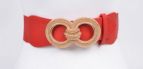 RED KNOT BUCKLE BELT