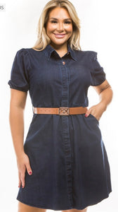 ANAÍ CURVY DENIM DRESS