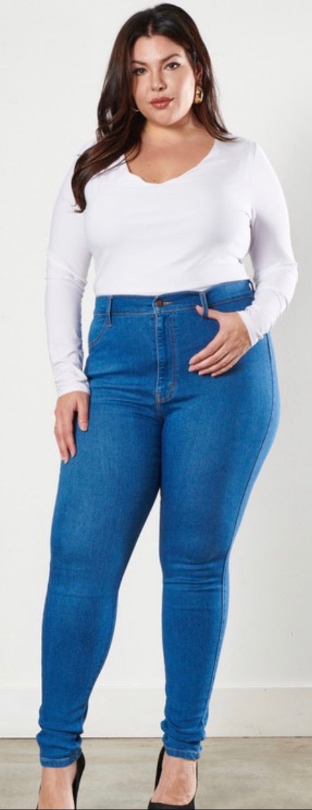 CURVY VIBRANT Skinny Jeans